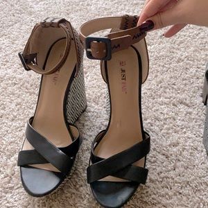 JustFab stylish wedges